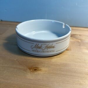 The Mark Hopkins Inter-Continental Hotel Ashtray Vintage Ceramic Made in Germany
